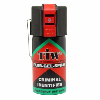 Zelfverdedigingsspray MET CLIP TIW - alternatief voor pepperspray 